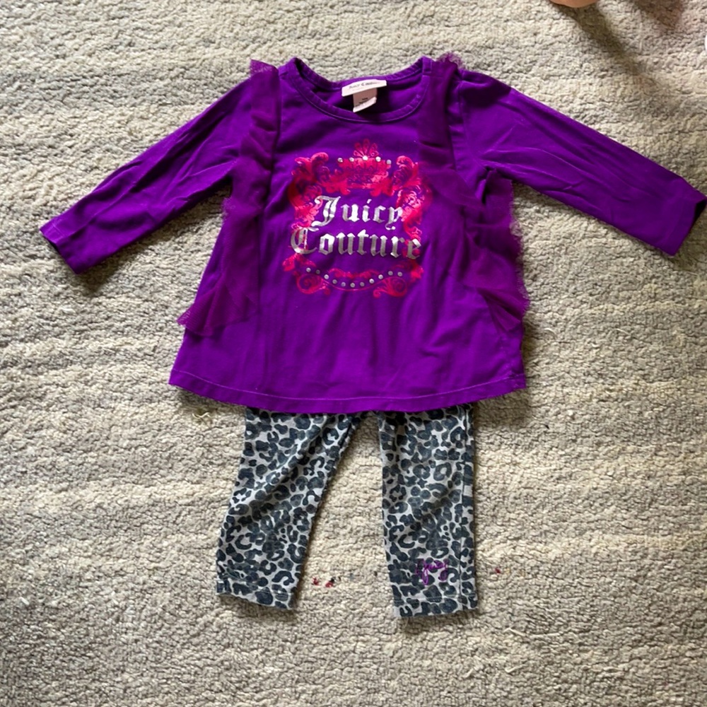 Juicy Couture outfit 12 months
